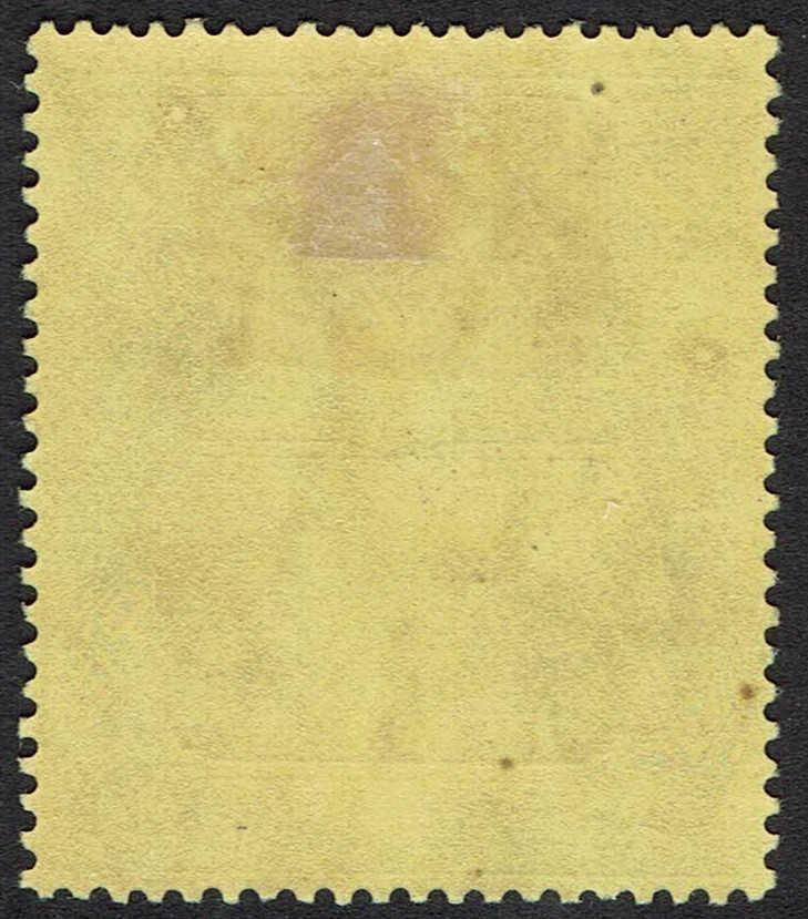 ST HELENA 1922 KGV SHIP 5/- WMK MULTI CROWN CA