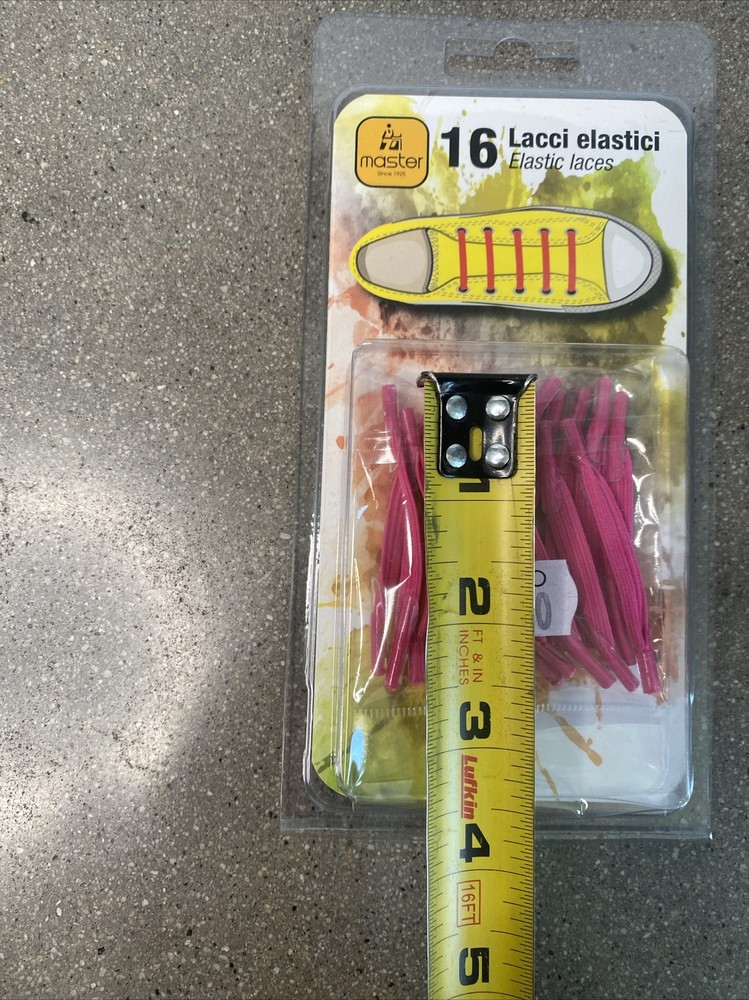 Master 16 elastic laces shoe laces pink