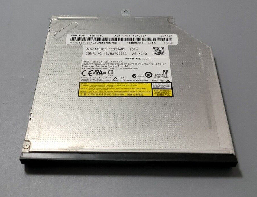 PANASONIC CD/DVD DRIVE -UJ8E2 /45N7649 /45N7654
