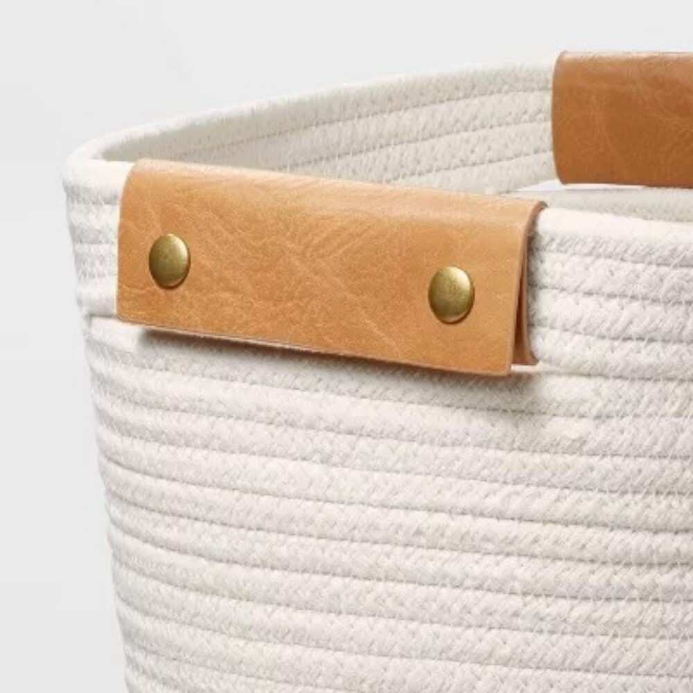 11" Decorative Coiled Rope Basket