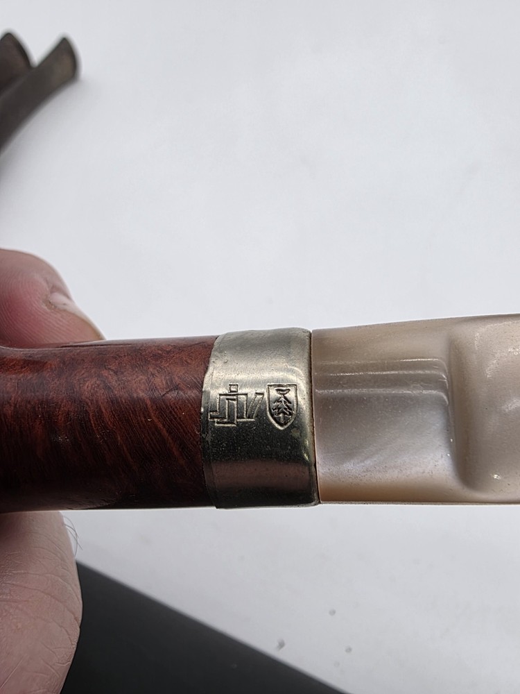 Vintage England Estate Pipe With Hallmarks