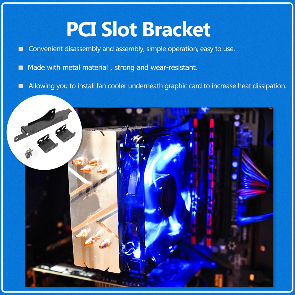 Gpu Fan Bracket Computer Wind Pressure Cooling Holder for Graphics
