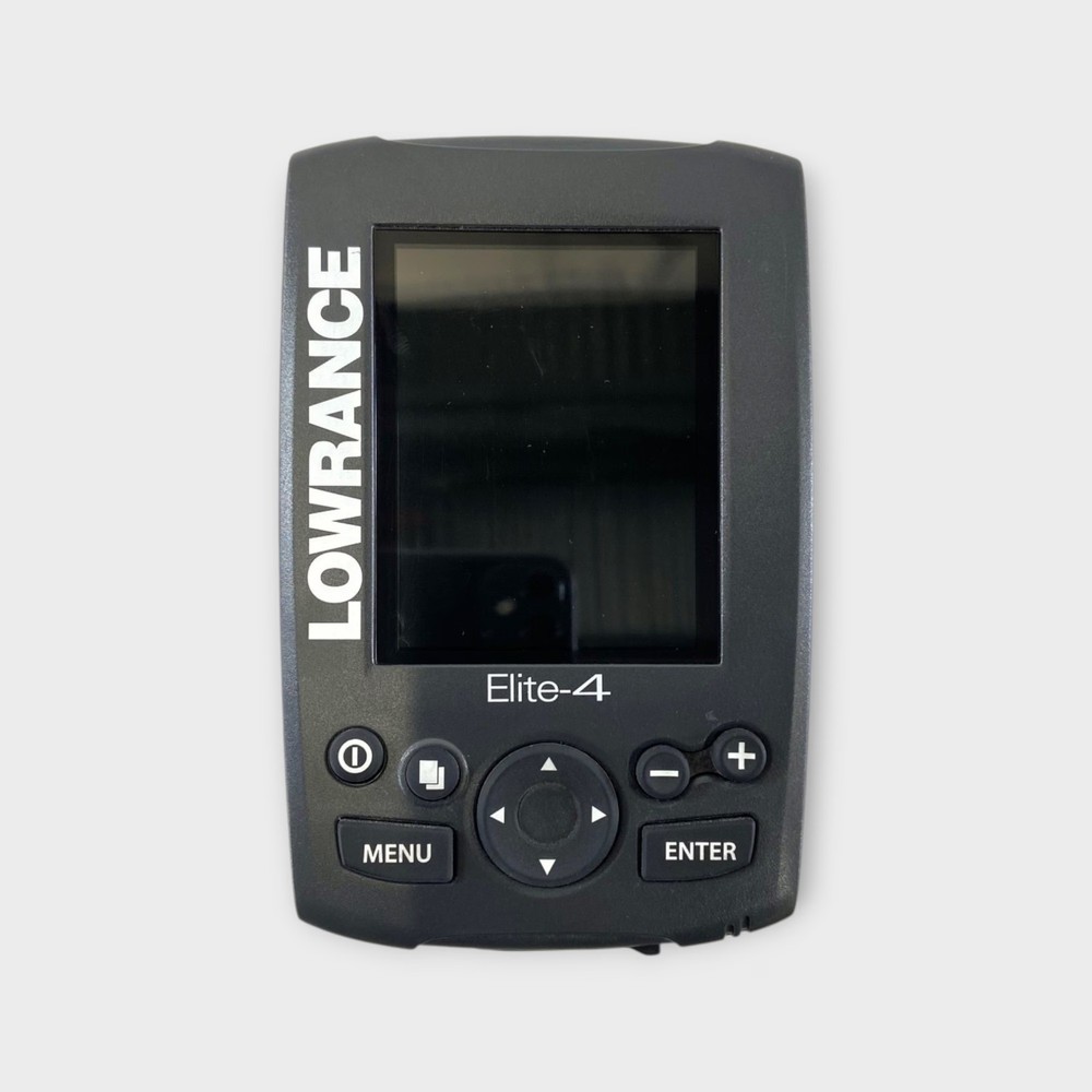 Lowrance - Elite-4 - Chartplotter/Fishfinder - Updated/Tested Good!