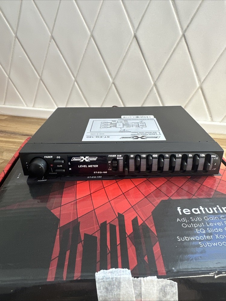 SoundXtreme ST-EQ180 7 Band Passive Graphic Equalizer