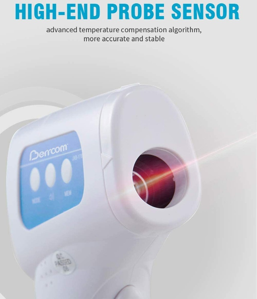 INFRARED DIGITAL Forehead THERMOMETER Three color LCD NON-CONTACT