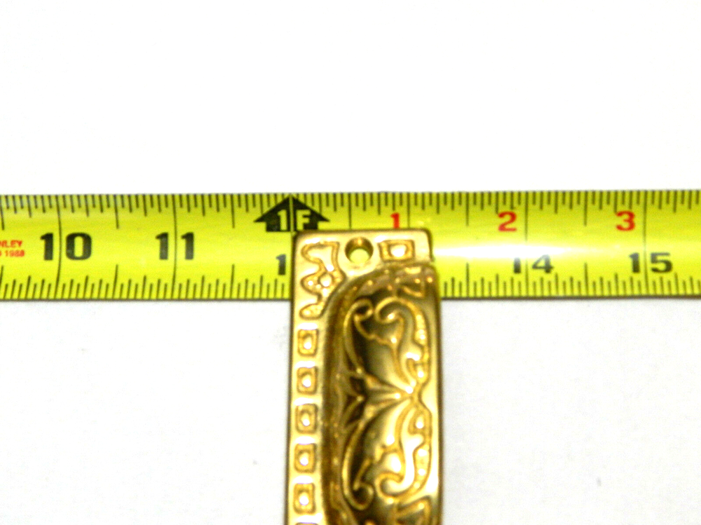 Bin Drawer Pull Cast Brass Cup Cabinet Chest