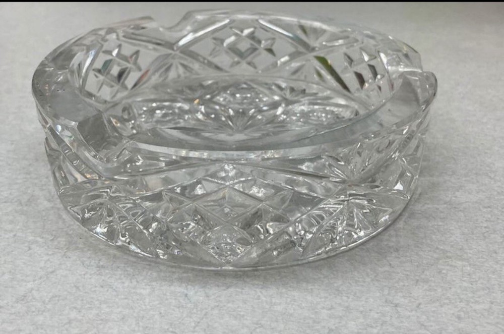 Vintage Crystal Ashtray