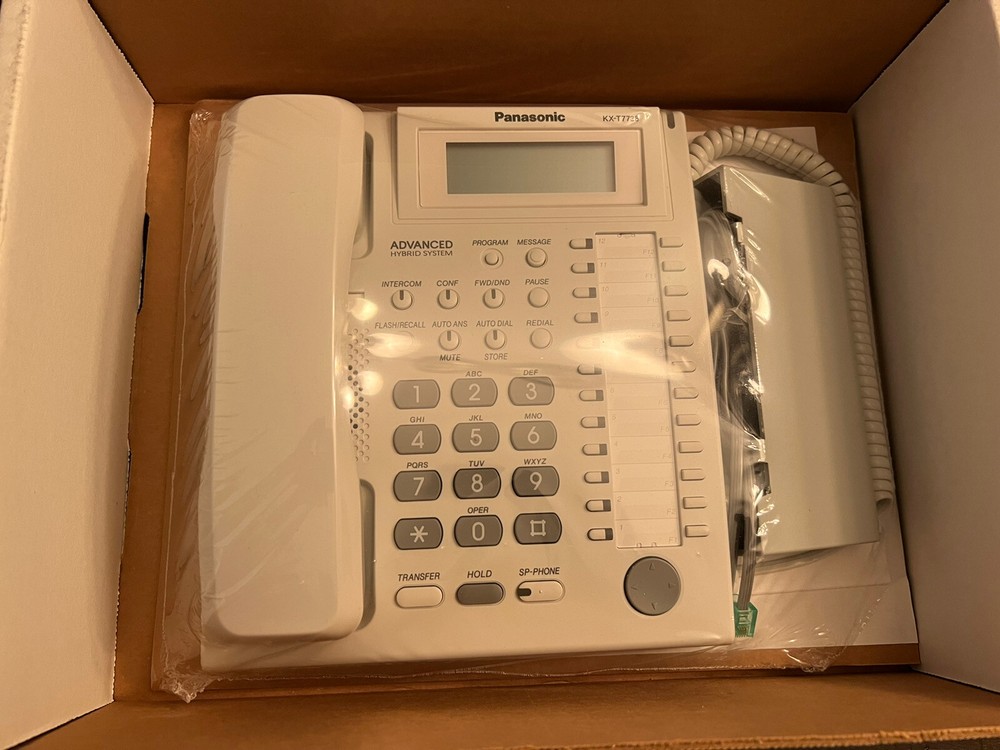 Panasonic KX-T7736 24-Button Display Phone (White) *Refurbished*