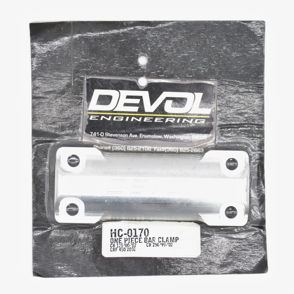 Devol One Piece Bar Clamp Part Number - HC-0170