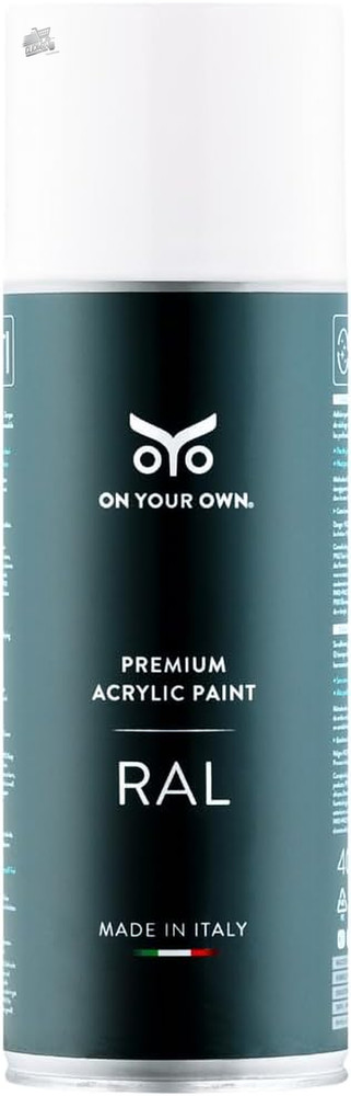 OYO - White Acrylic Paint Spray for Accessories 400ml for DIY Projects -