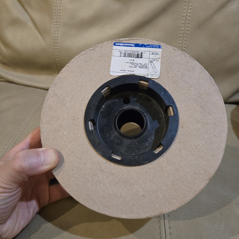 THOMAS & BETTS Clear Spiral Wrap SRPE-250F-9-C - 100 Ft Roll