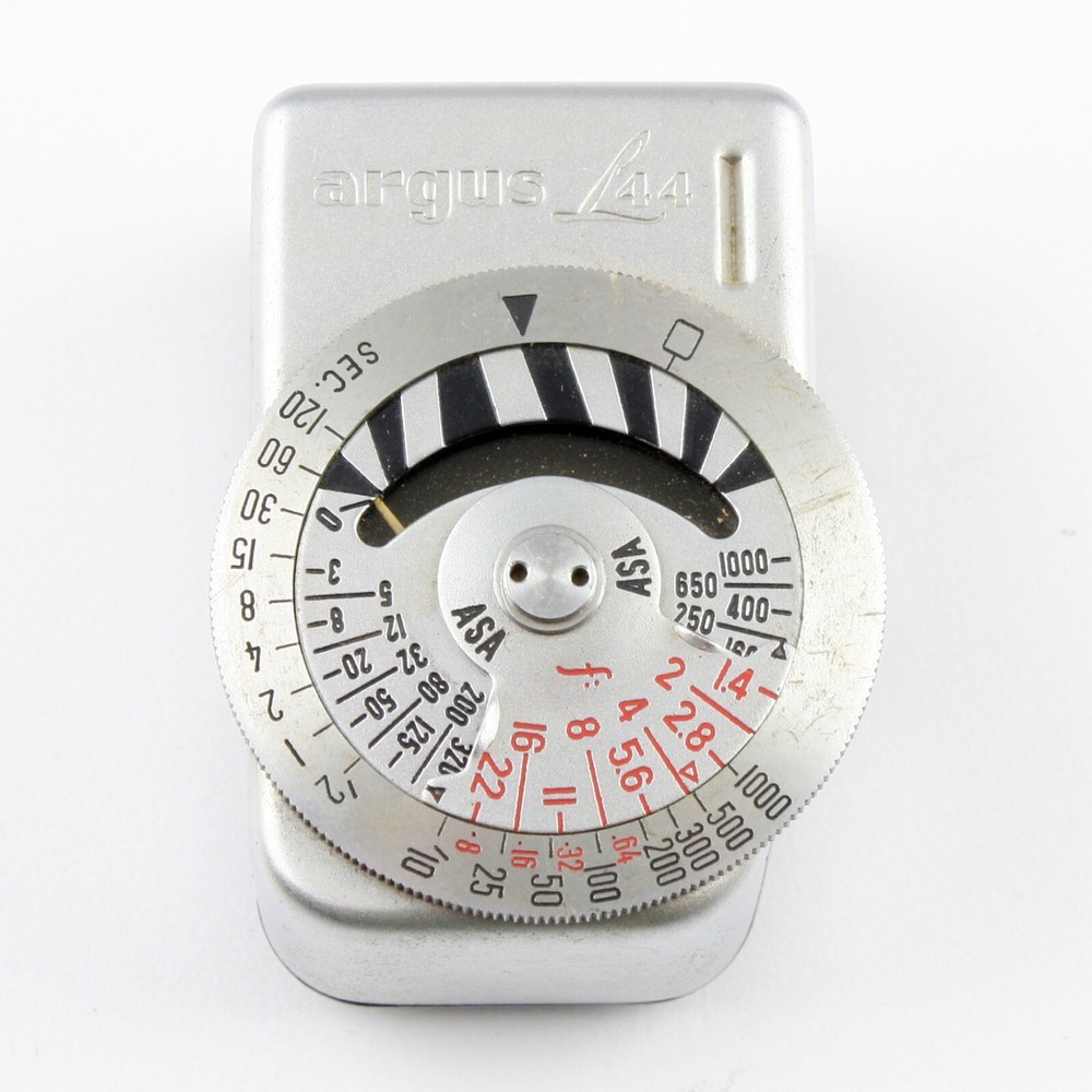Argus L44 Light Meter + Case & Diffuser - Nonworking - Parts or Repair
