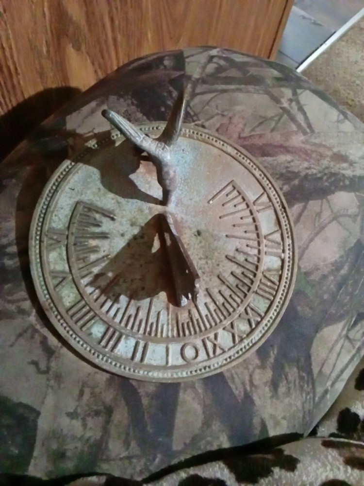 Vintage Brass Sundial
