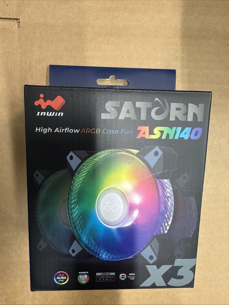 InWin Saturn ASN140 140mm case fan - 3 pack