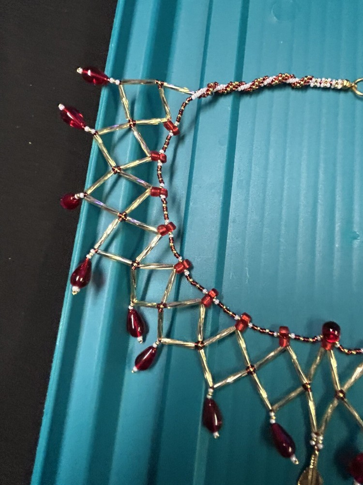 handmade beaded necklace