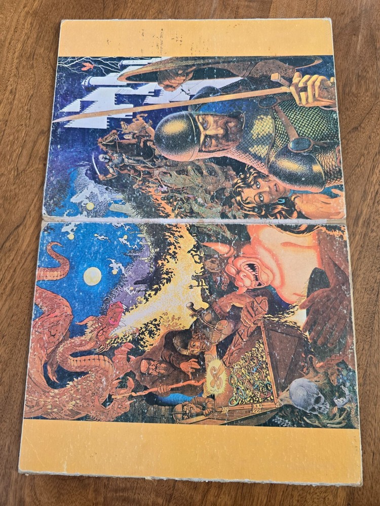 Dungeon Masters Screen 2 and 4-Panel - AD&D 1st Edition TSR 9024 Advanced D&D