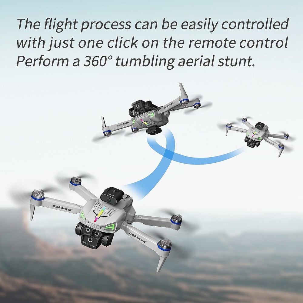 Foldable Quadcopter Drone | Brushless Motors, Large Display Remote Control