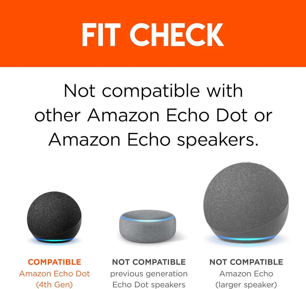 Made for Amazon Outlet Hanger, Black, for Echo Dot (4Th Generation)
