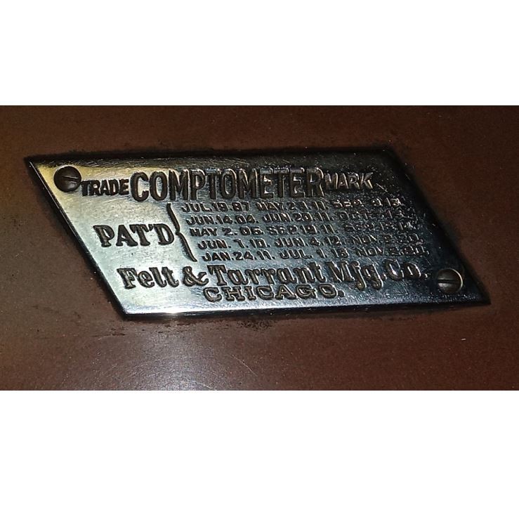 Antique Felt & Tarrant Comptometer (Mechanical Adding Machine / Calculator)