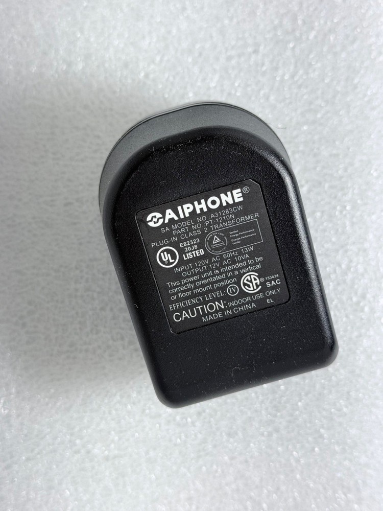 Aiphone PT-1210N Plug-In Power Supply/Transformer