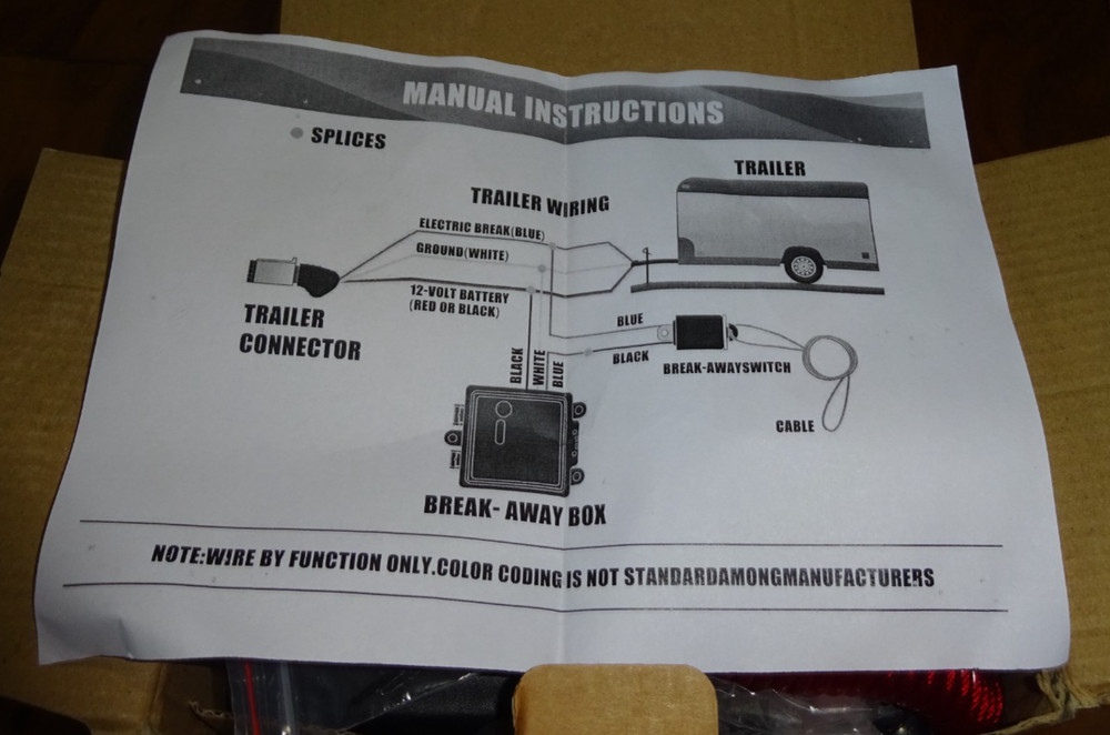 Jack Boss Upgraded Trailer Breakaway Kit, LED Test Controller System with SET
