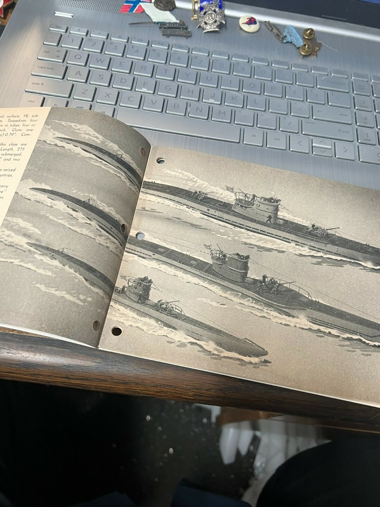 WW2 ONI RESTRICTED Axis Submarine Manual enemy sub operations and uses