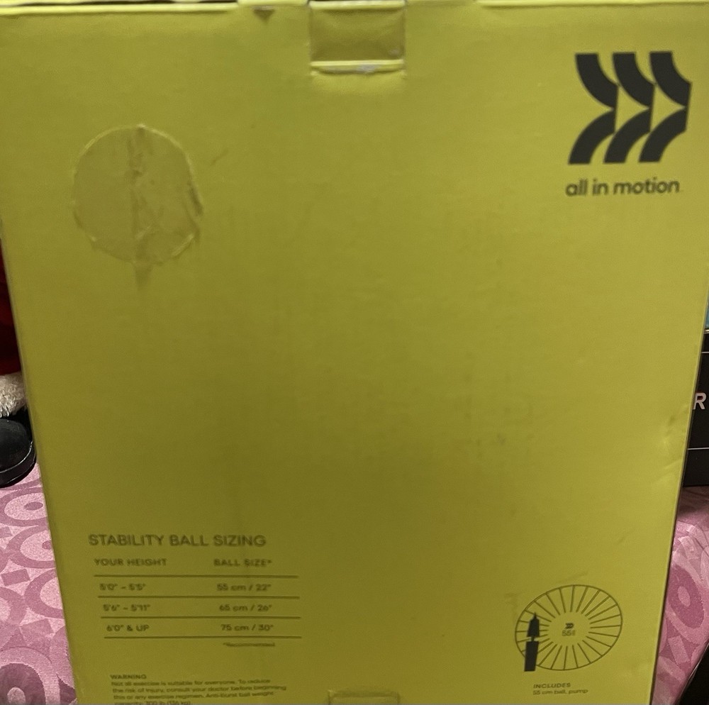 Stability Ball Size 55 CM - All in Motion