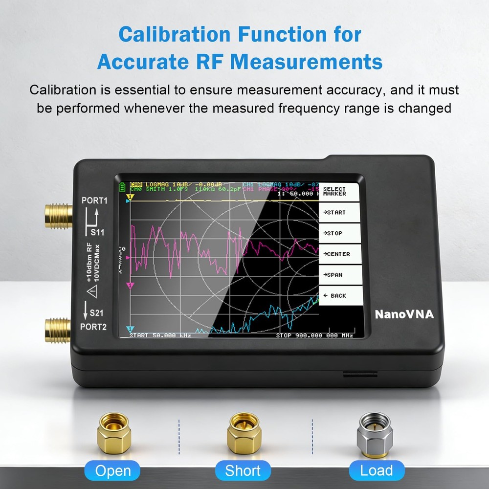 NanoVNA-H Vector Network Analyzer 1.5GHz V3.7