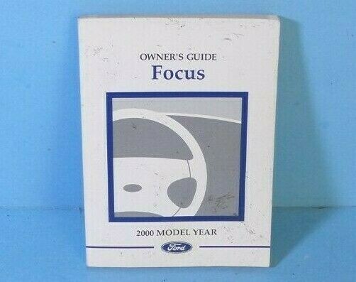 00 2000 Ford Focus owners manual