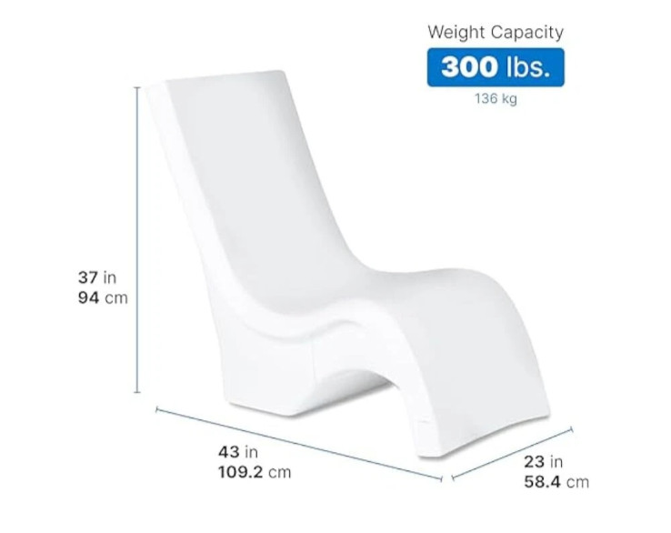 Shallow Water Pool Lounger.