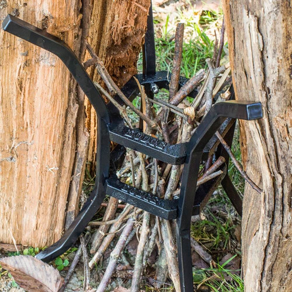 Lodge Iron Campfire Fire and Cooking Stand Black A5-9