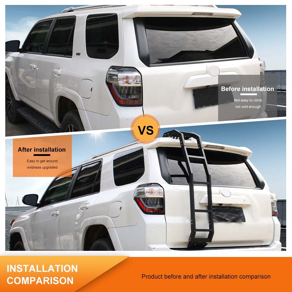 Tailgate Ladders Rear Gate Ladder Kit Left Side Accessories For 4Runner 2010+