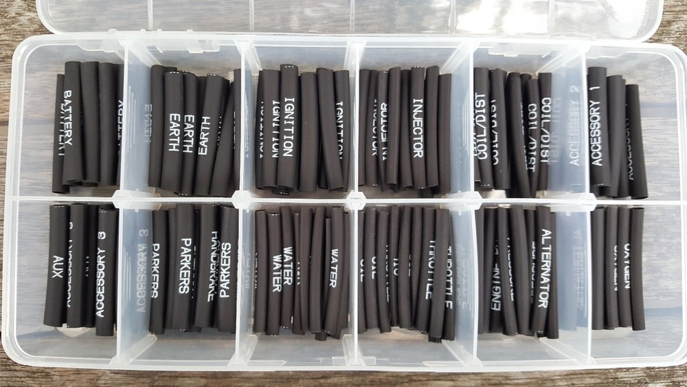 Wiring Labels : 2  KITS Heatshrink VALUE PACK!