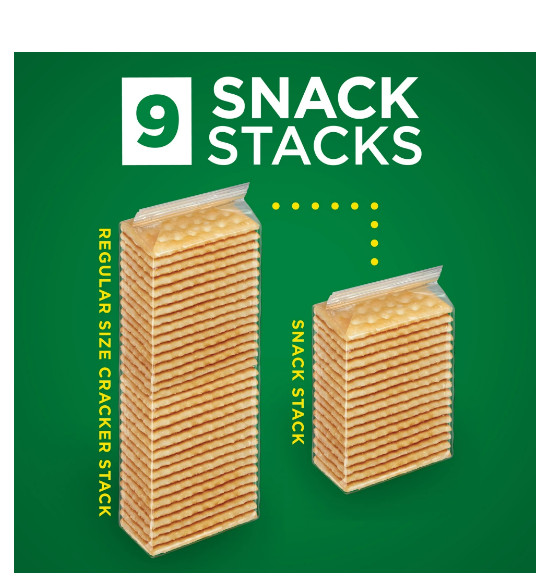 Club Snack Stacks Original Crackers, Lunch Snacks, 9 Count