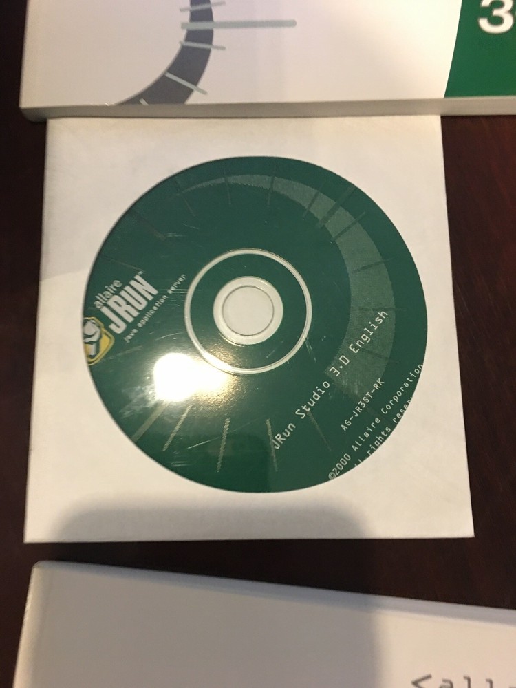 Allaire JRUN 3.0 Studio Original Never Used