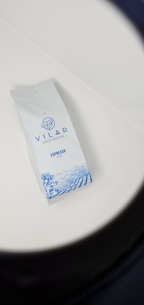 1 Kg, 2.2 Lb Vilar Decaf Espresso Coffee Beans Medium, Decaffeinated, Whole Bean