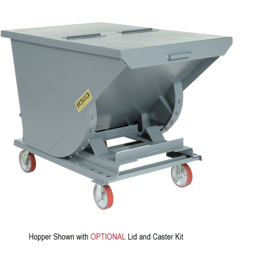 FORKLIFT HOPPER / DUMPSTER Commercial - Self Dumping - 3/4 CY - 6000 Lb Cap MDG
