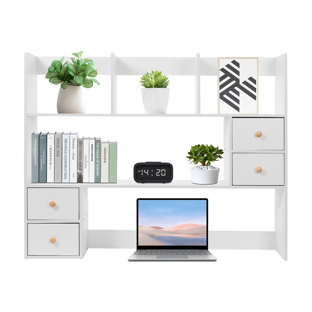 3 Tier 100cm Office Desktop Organizer Stand Storage Rack Tabletop Display Rack