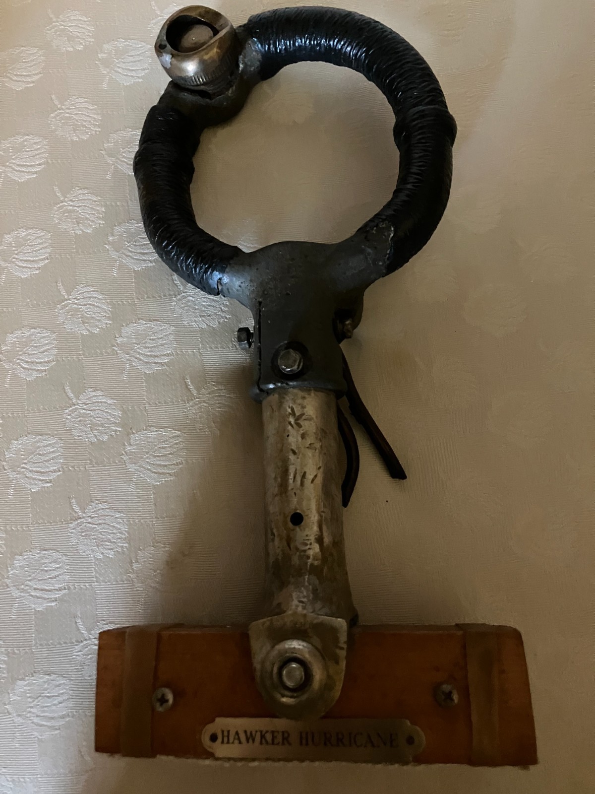 "ORIGINAL" Hawker Hurricane control grip w/fire button