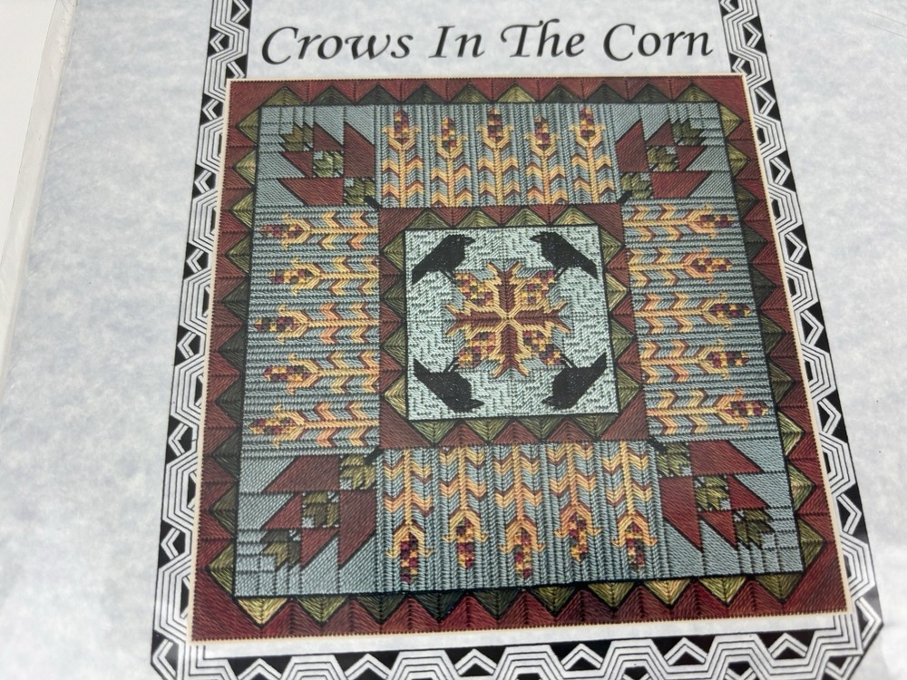 From Nancy’s Needle Quilt Series Crows In The Corn Needlepoint Pattern 1S