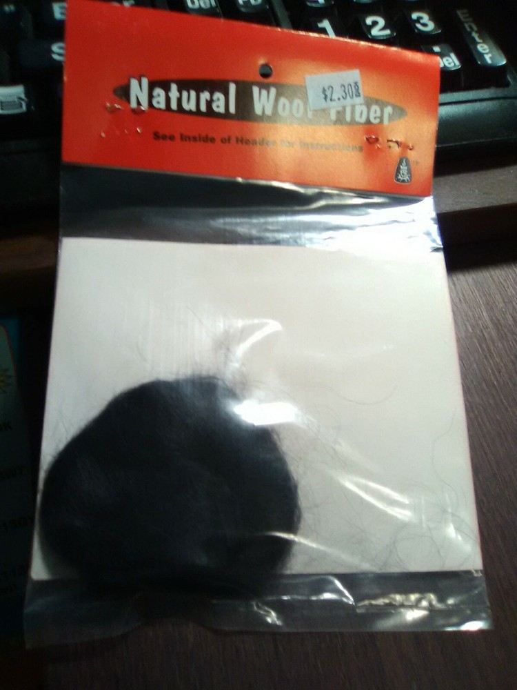 Morris~Natural Wool Fiber (Real)