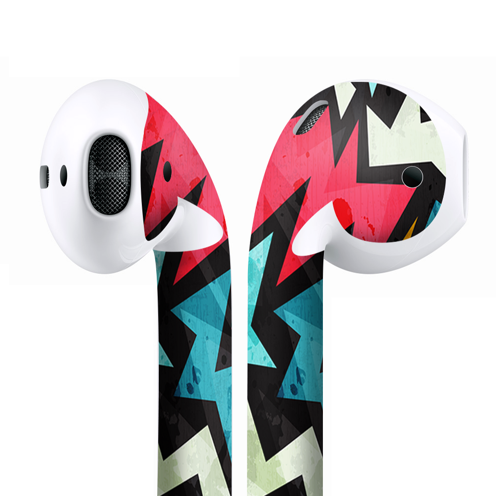 Skins Wraps compatible for Apple Airpods Pop Art Design