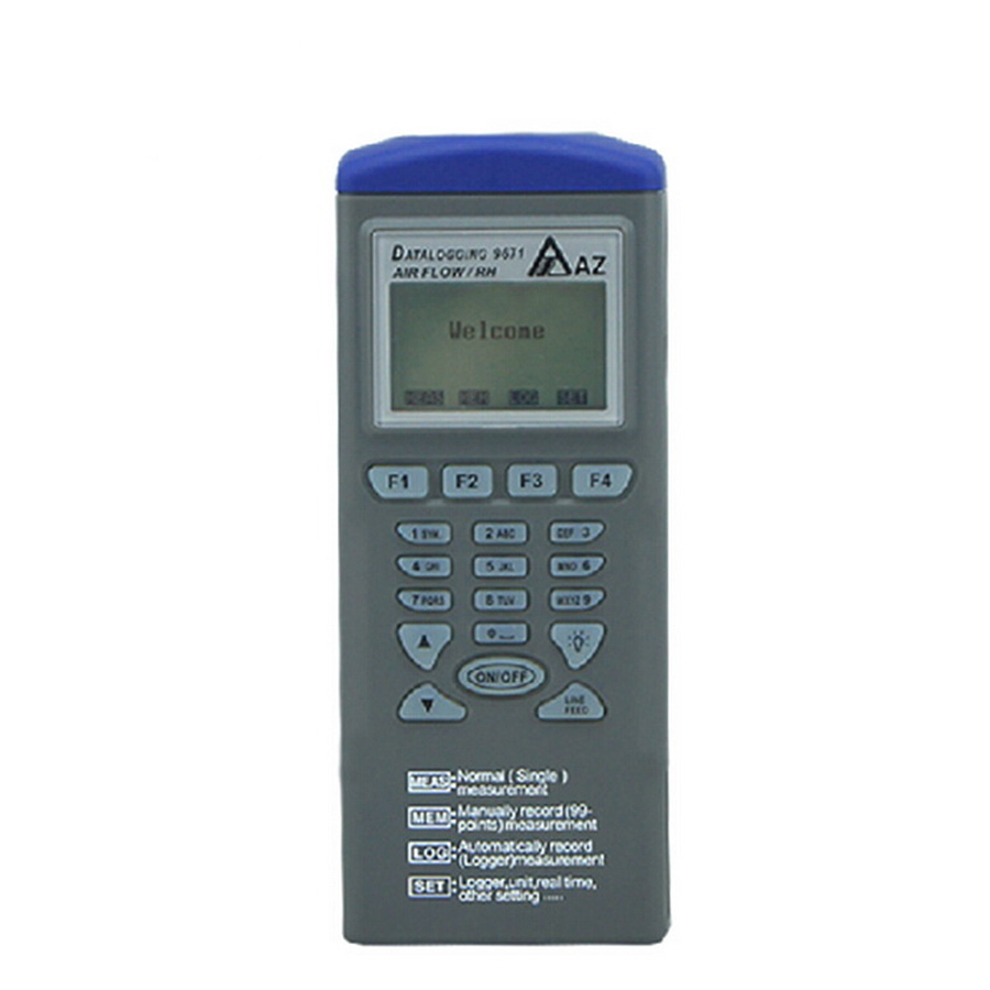 AZ-9671 Digital Anemometer Data Logger with Programmer✦Kd