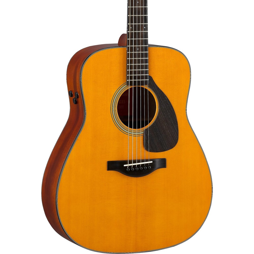 Yamaha FGX5 GL Red Label Dreadnought Acoustic-Electric Guitar, Solid Spruce Top