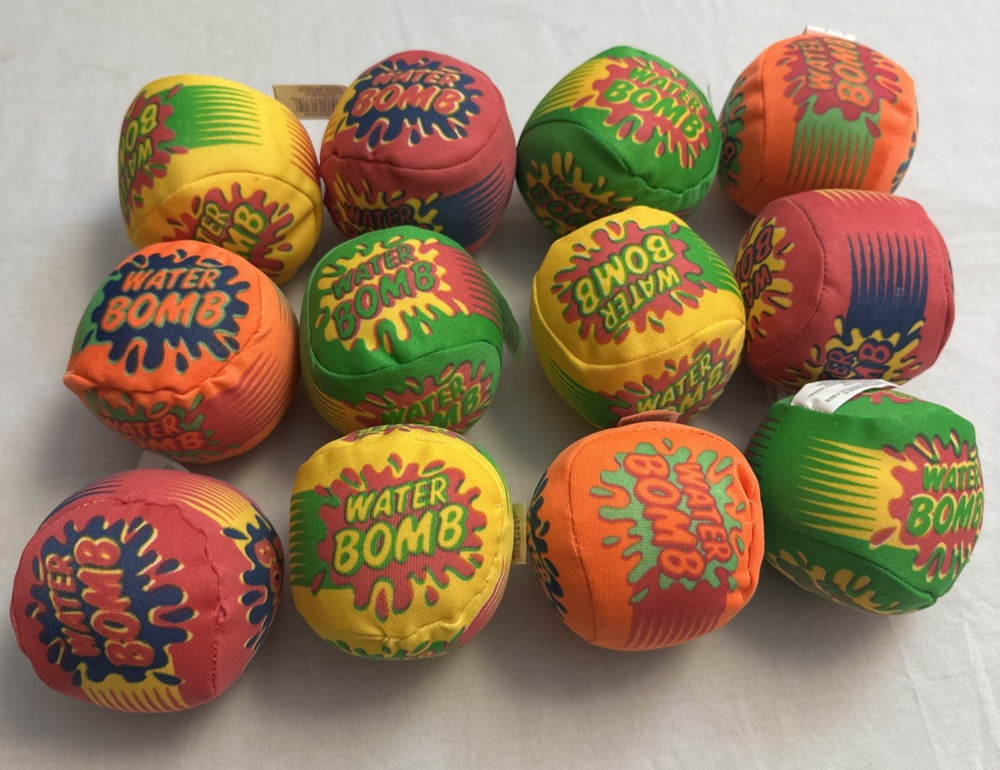 Water Bomb Pool Toy Ball 12 Pack New