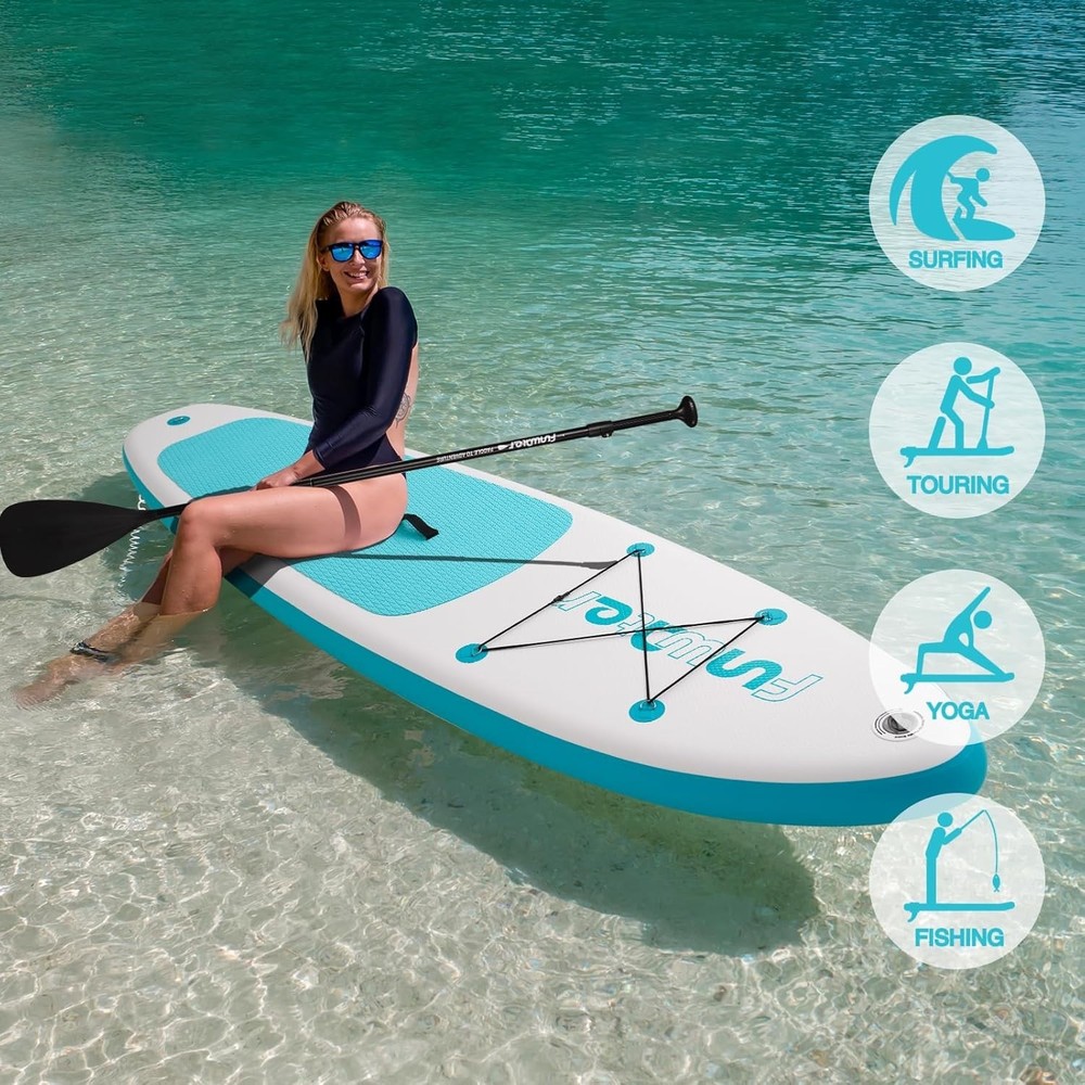 Portable Inflatable Paddleboard Set with Accessories