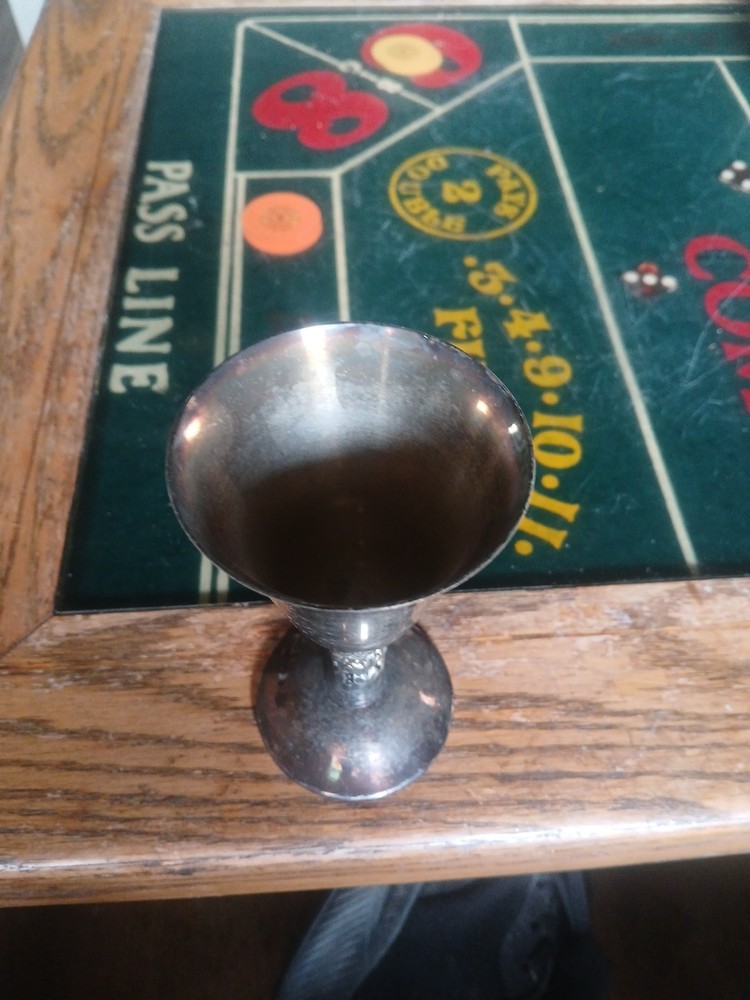 5" Vintage Plator Silverplate Goblet Spain