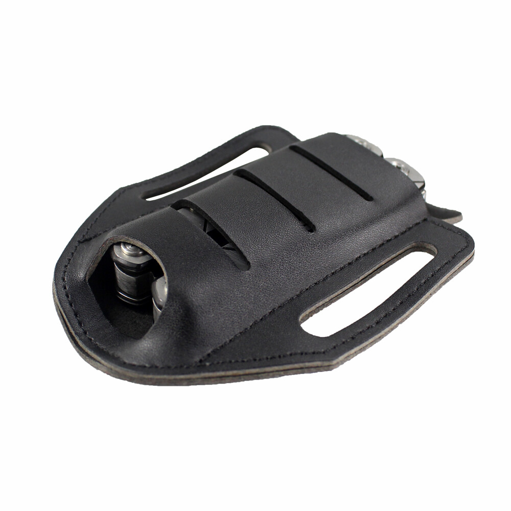 Single Pocket Multitools Holder Leather Tool Sheath Organizer Belt Pouch
