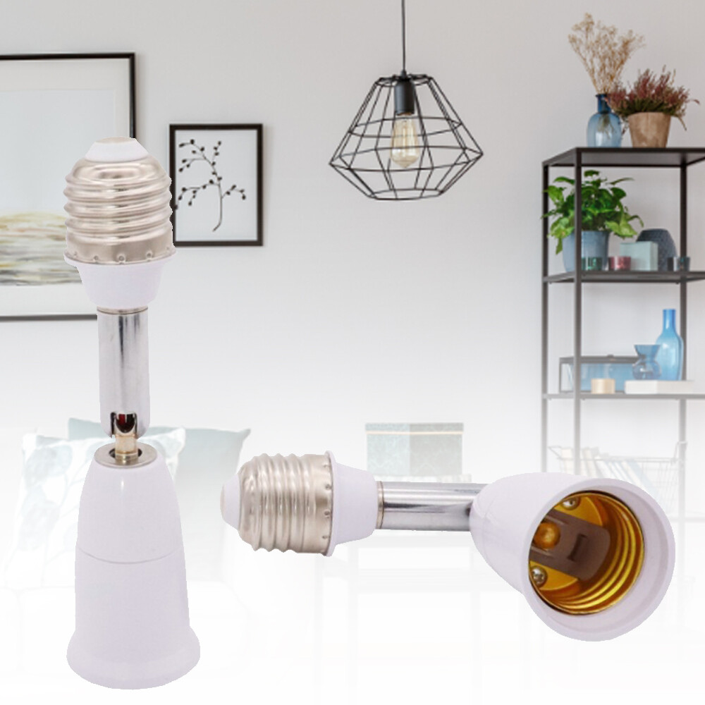 E26/E27 Light Socket Extender 4.5 " Extension adjustable vertical 90° Horizontal