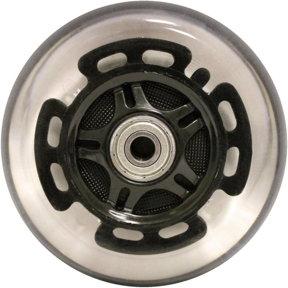Durable 100mm LED Scooter Wheels with Precision ABEC 9 Bearings - 2-Pack